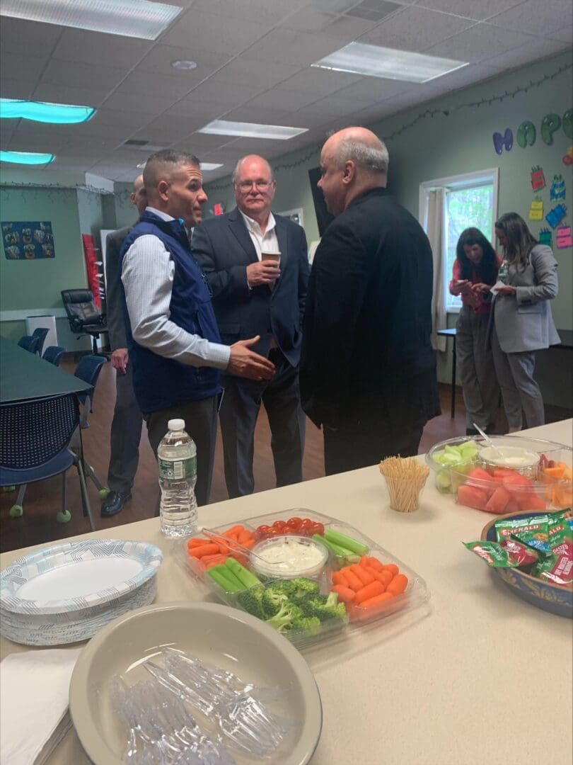 Rep. Marc Molinaro meeting with In Flight, Inc.'s administration team at their Ghent Day Program.