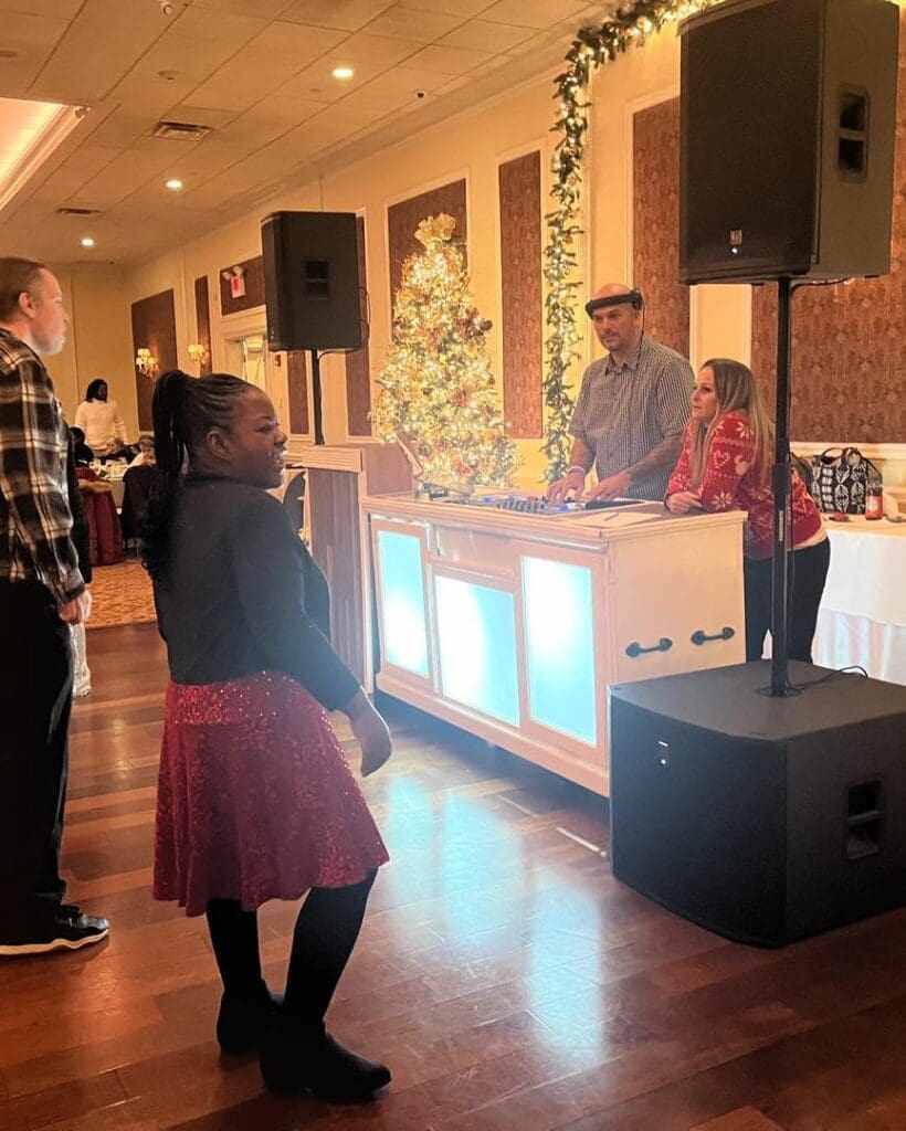 Participants Dancing at In Flight's 17th Annual Holiday Formal