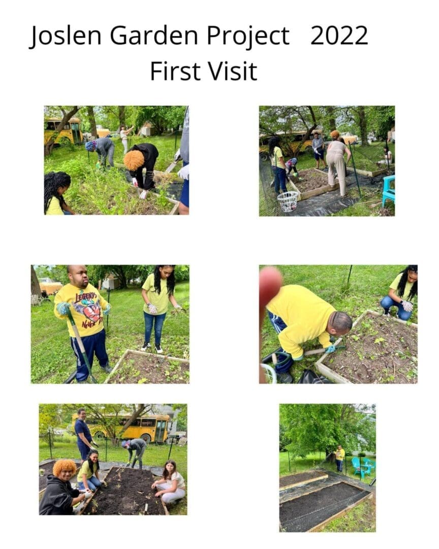 Joslen IRA Garden Project - First Visit from Operations Unite - 2022