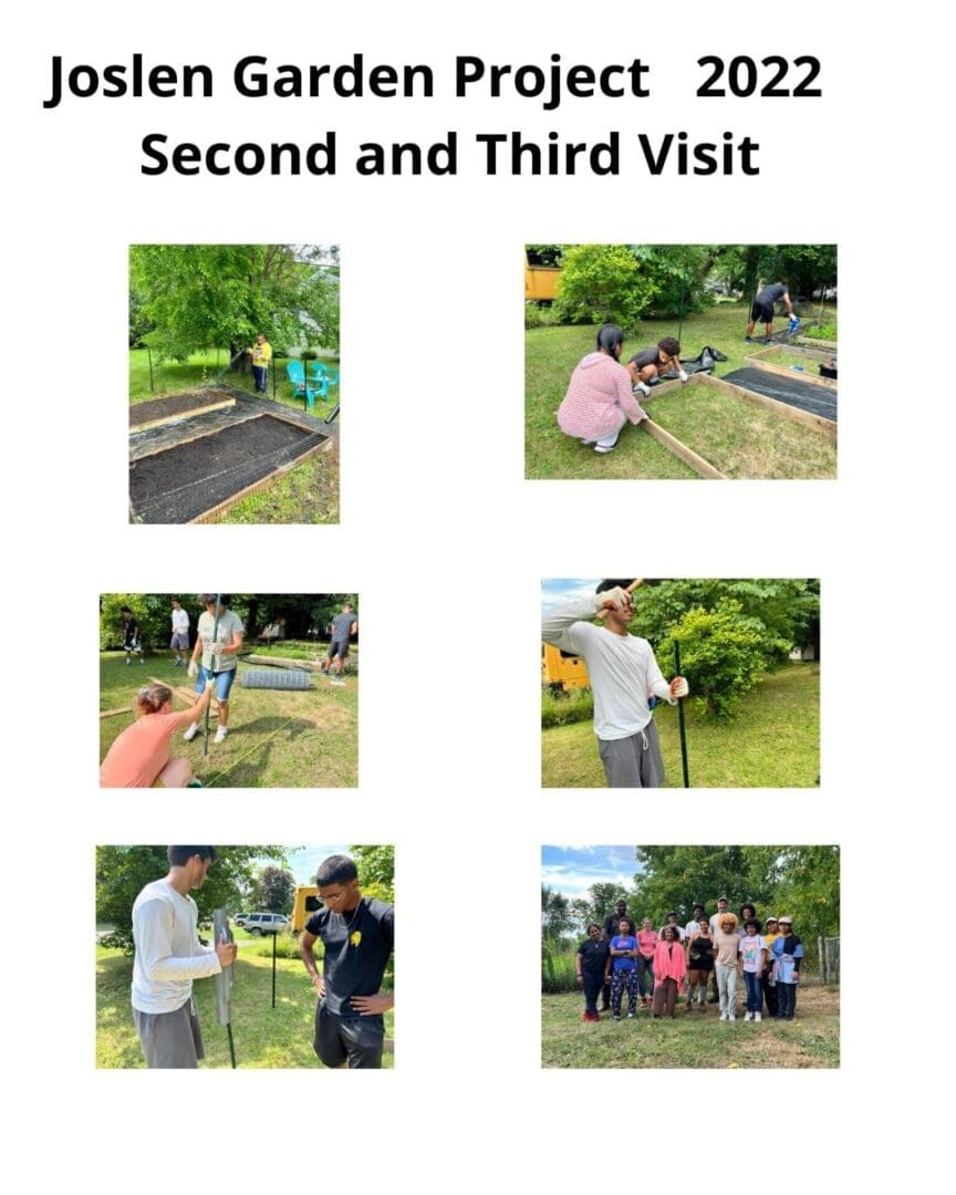 Joslen IRA Garden Project - Second and Third Visit from Operations Unite - 2022