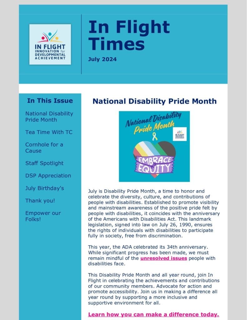 July In Flight Times