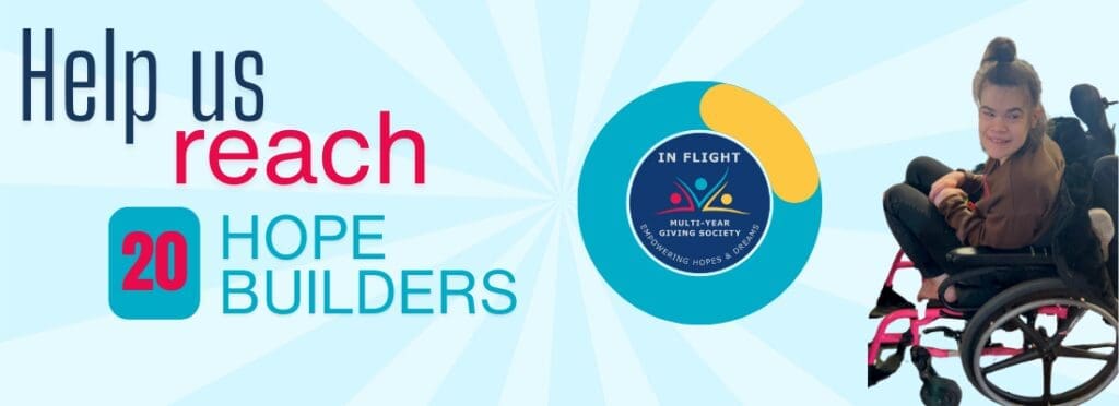Build Hope by Becoming a Hope Builder - Join In Flight's Multi-Year Giving Society