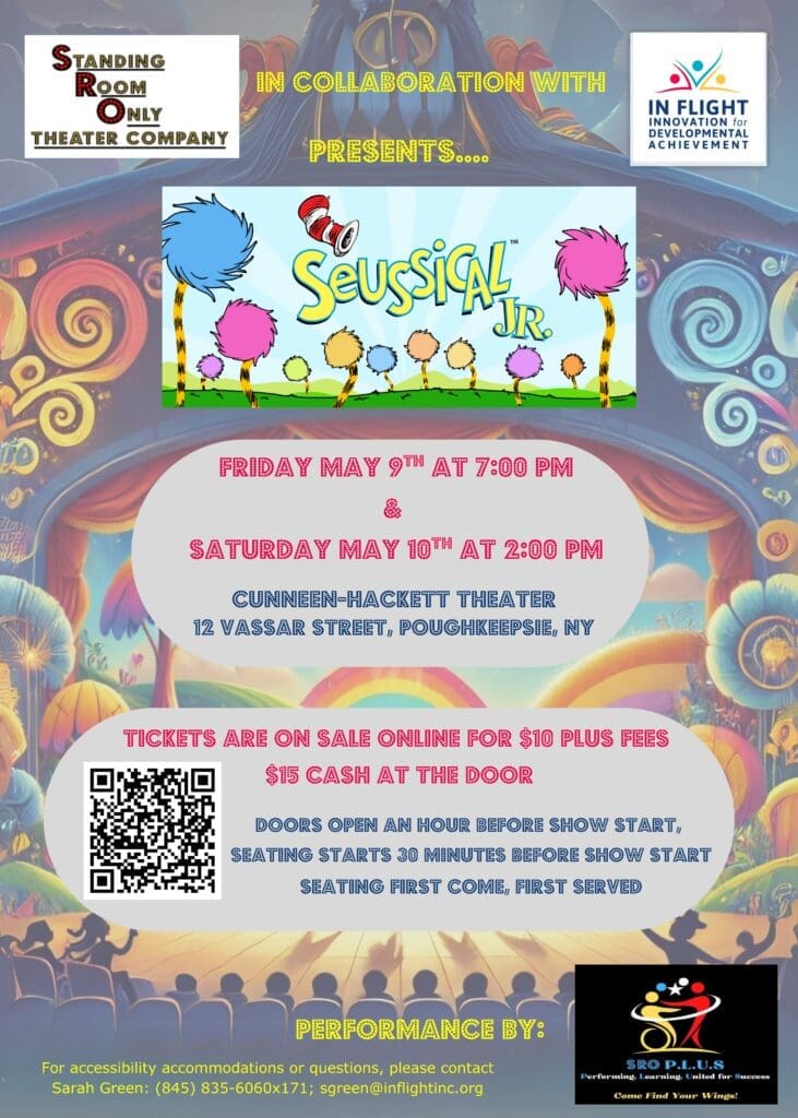 SRO Plus Theater Group to perform Seussical Jr. Flyer