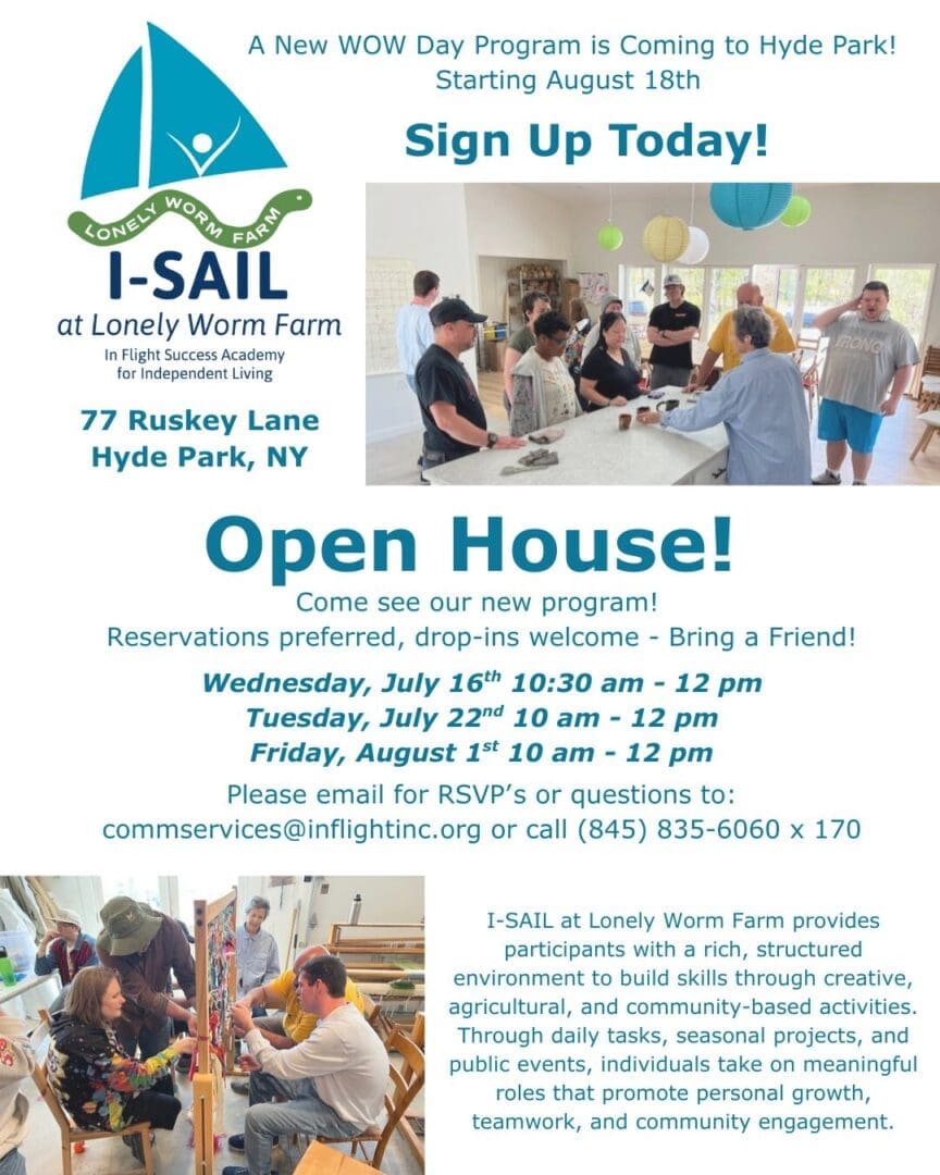 Adult Day Program Without Walls: I-SAIL at Lonely Worm Farm