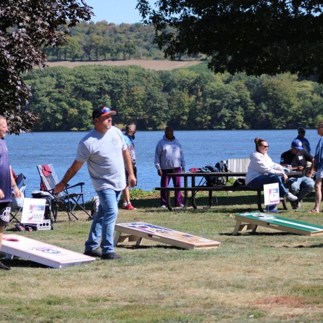 Cornhole for a Cause Lit Up Catskill
