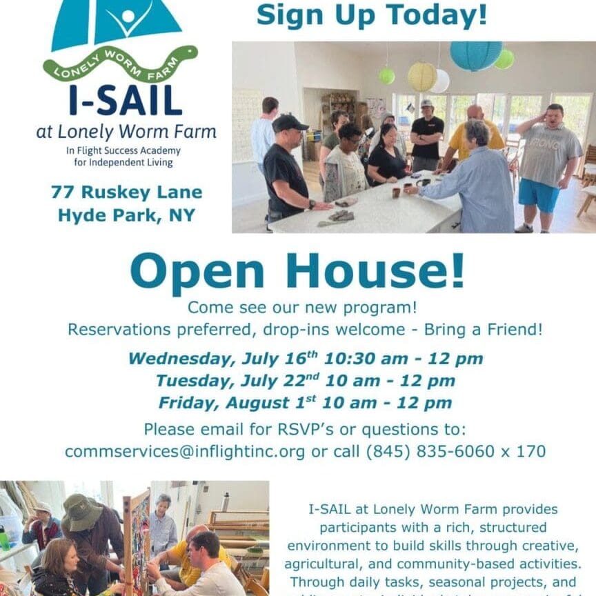 Adult Day Program Without Walls: I-SAIL at Lonely Worm Farm